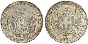 4 Franc Suiza Plata 