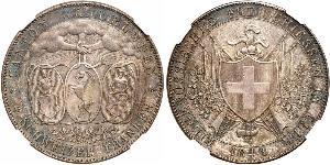 4 Franc Suiza Plata 