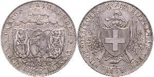 4 Franc Suiza Plata 