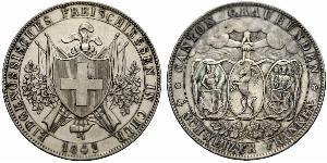 4 Franc Suiza Plata 