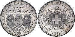 4 Franc Schweiz Silber 