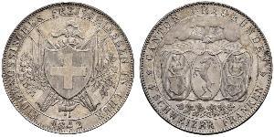 4 Franc Schweiz Silber 