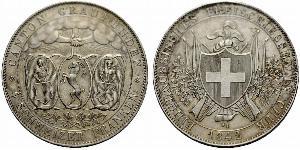 4 Franc Switzerland Silver 