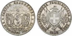 4 Franc Switzerland Silver 