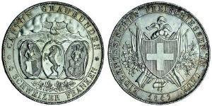 4 Franc Switzerland Silver 