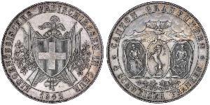 4 Franc Switzerland Silver 