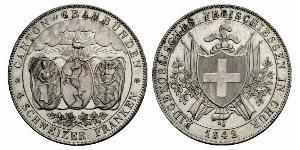 4 Franc Switzerland Silver 