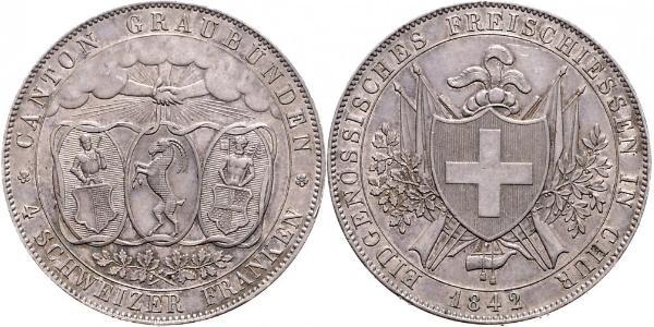 4 Franc Switzerland Silver 