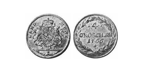 4 Groschen Electorate of Bavaria (1623 - 1806) Plata Maximiliano III José, Elector de Baviera(1727 – 1777)