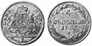 4 Groschen Баварія (курфюрство) (1623 - 1806) Срібло Maximilian III Joseph, Elector of Bavaria (1727 – 1777)