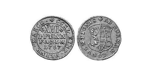 4 Groschen Principality of Anhalt-Zerbst (1544 - 1796) 銀 Frederick Augustus, Prince of Anhalt-Zerbst (1734 – 1793)