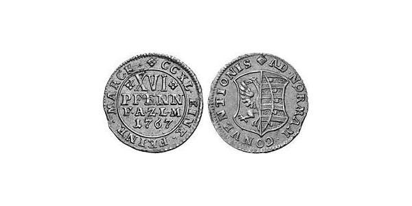 4 Groschen Principality of Anhalt-Zerbst (1544 - 1796) 銀 Frederick Augustus, Prince of Anhalt-Zerbst (1734 – 1793)