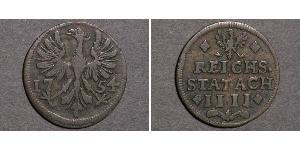 4 Heller Reichsstadt Aachen (1306 - 1801) Kupfer 