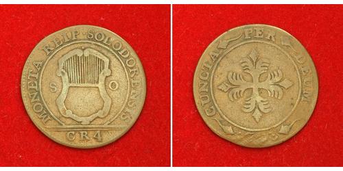 4 Kreuzer Svizzera Biglione Argento 