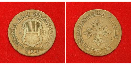 4 Kreuzer Schweiz Billon Silber 