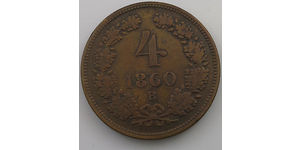 4 Kreuzer Austrian Empire (1804-1867) Copper 