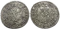 4 Kreuzer / 4 Batz Salzburg 銀 