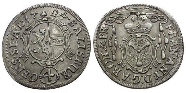 4 Kreuzer / 4 Batz Salzburg 銀 