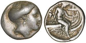 4 Obol / 1 Tetrobol Antigua Grecia (1100BC-330) Plata 