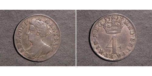 4 Penny Regno Unito  Argento Anna di Gran Bretagna(1665-1714)