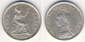 4 Penny United Kingdom Silver 