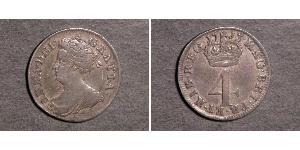 4 Penny 英国 銀 安妮 (英国女王) (1665-1714)
