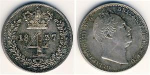 4 Penny 英国 銀 