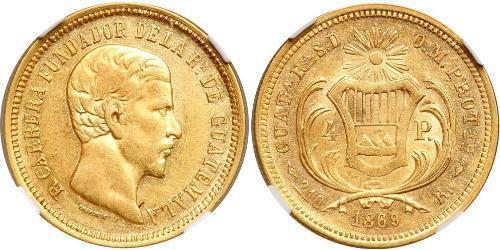 4 Peso Guatemala Gold 