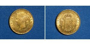 4 Peso Philippinen Gold Isabella II of Spain (1830- 1904)