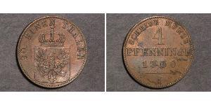 4 Pfennig Reino de Prusia (1701-1918) Cobre 