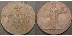 4 Pfennig 联邦州 (德国) 銅 