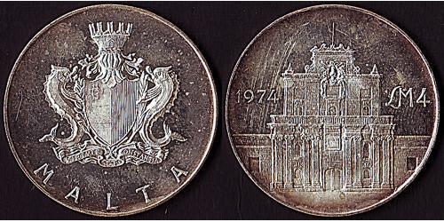 4 Pound Malta Plata 