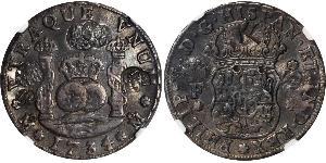 4 Real Nouvelle-Espagne (1519 - 1821) Argent Philippe V d