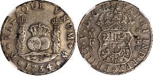 4 Real Nouvelle-Espagne (1519 - 1821) Argent Philippe V d