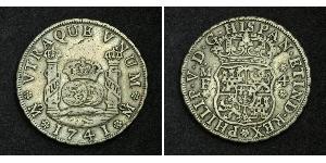 4 Real Nouvelle-Espagne (1519 - 1821) Argent Philippe V d