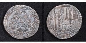 4 Real España Plata Isabella I of Castile (1451-1504)