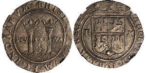 4 Real Virreinato de Nueva España (1519 - 1821) Plata Carlos V, Emperador del Sacro Imperio Romano (1500-1558)