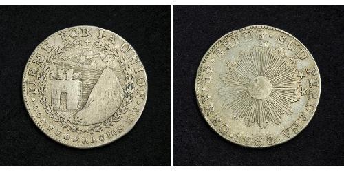 4 Real Peru Silber 