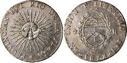4 Real Vereinigte Provinzen des Río de la Plata (1810 -1831) Silber 