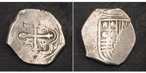 4 Real Vizekönigreich Neuspanien (1519 - 1821) Silber 