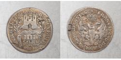 4 Shilling Hambourg Argent François Ier du Saint-Empire(1708-1765)