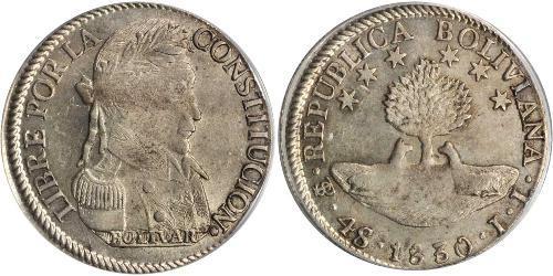 4 Sol Bolivie (1825 - ) Argent 