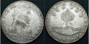 4 Sol Bolivia (1825 - ) Argento 