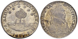 4 Sol Plurinational State of Bolivia (1825 - ) Silver 