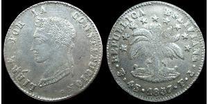 4 Sol Plurinational State of Bolivia (1825 - ) Silver 