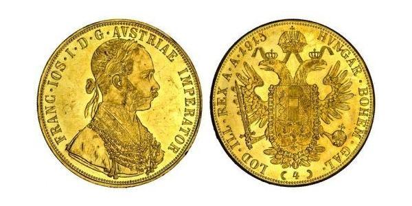 4 Дукат Австро-Угорщина (1867-1918) Золото Франц Иосиф I (1830 - 1916)
