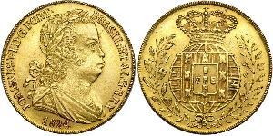 4 Ескудо Королівство Португалія (1139-1910) Золото Жуан VI король Португалії (1767-1826)