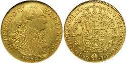 4 Ескудо Нова Ґранада (1717 - 1819) Золото Фердинанд VII король Іспанії (1784-1833)