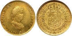 4 Ескудо Перу Золото Фердинанд VII король Іспанії (1784-1833)