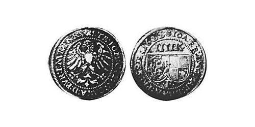 4 Крейцер Ансбах (княжество) (1398–1792) Серебро Joachim Ernst, Margrave of Brandenburg-Ansbach (1583 – 1625)